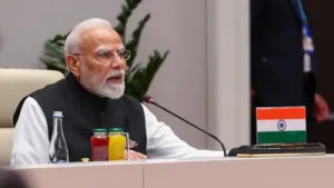 At the Shanghai Cooperation Organisation (SCO) summit on Tuesday, Prime Minister Narendra Modi