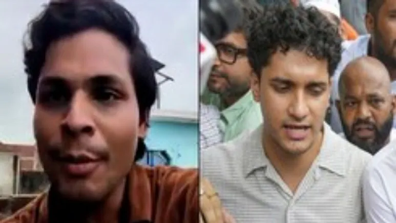 Swatantra Bhardwaj, an influencer, has been accused of striking a student activist's father