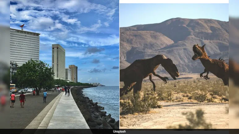 Mumbai's skyline stands atop Deccan Trap basalt formed during one of Earth's largest volcanic