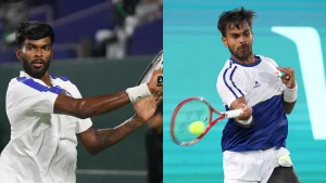 Indian tennis players Dhakshineswar Suresh and Sumit Nagal made winning starts in their men's