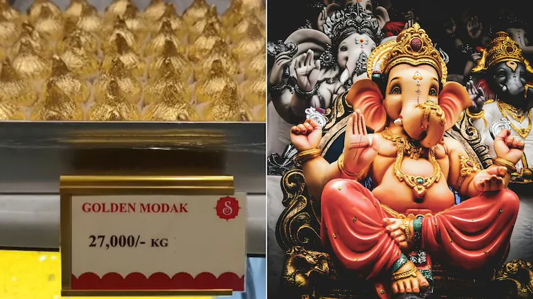 One shop in Nashik has taken centre stage this festive season by unveiling a lavish 'Golden