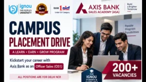 The Campus Placement Cell (CPC) of Indira Gandhi National Open University (IGNOU) will host