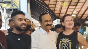 Cristiano Ronaldo's sister Elma Aveiro met Kerala Chief Minister VD Satheeshan during her visit