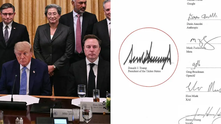 Trump For New AI Name, But Official Document Can't Spell United States Right