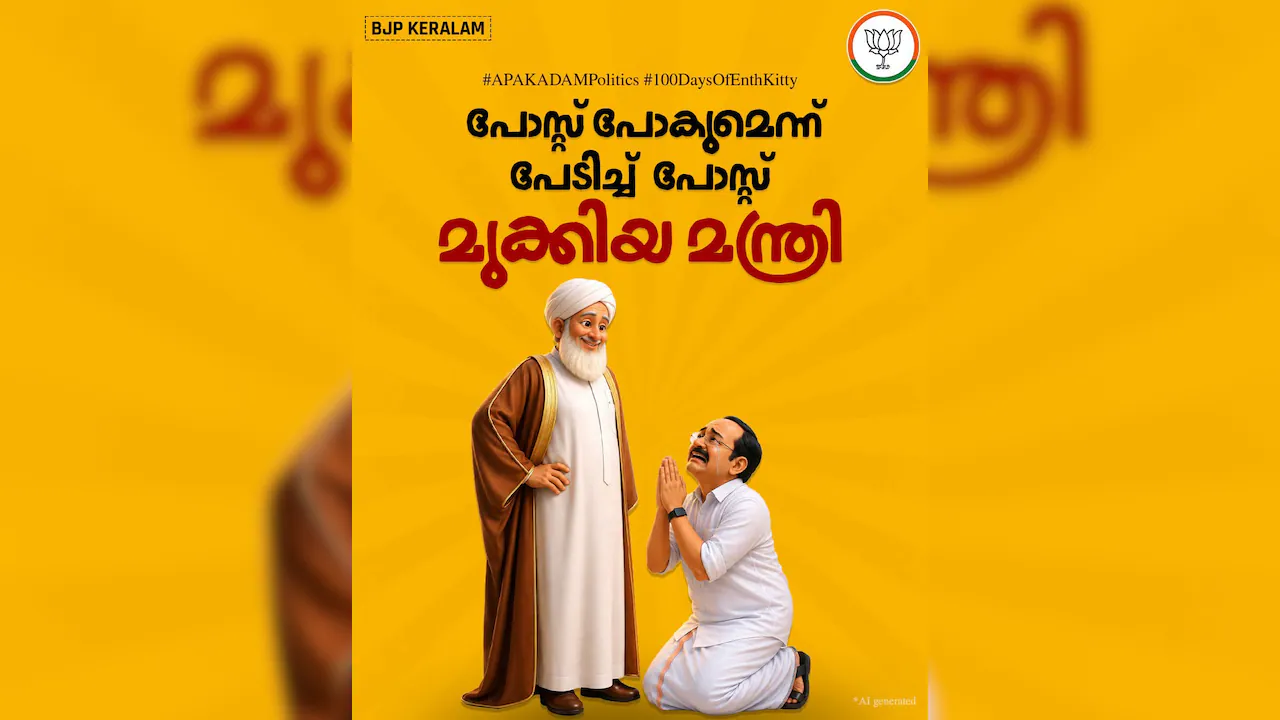 Keralam Chief Minister VD Satheesan has deleted his video post from social media, which