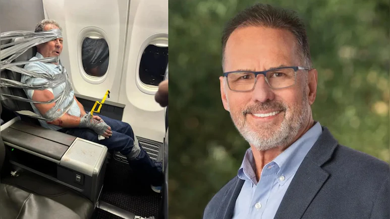 Unruly American Airlines Passenger Who Was Duct-Taped receives Fired From Arizona Realty Firm