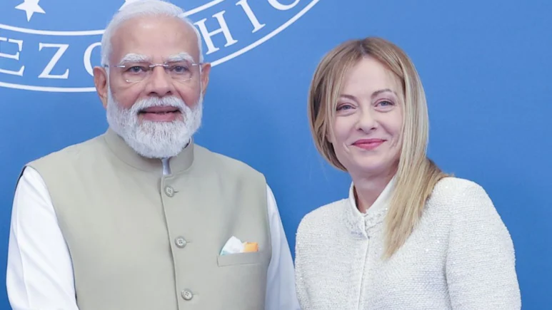PM Modi, while extending greetings on Meloni's feat, appreciated her government's efforts