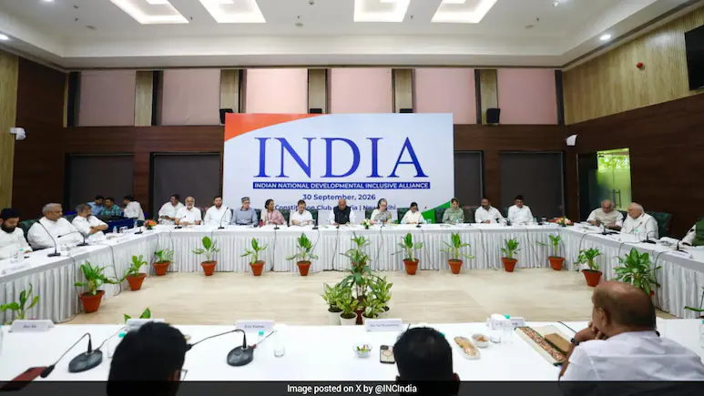 Mallikarjun Kharge At Key INDIA Bloc Meet — "We Must Go Back To Ballot Votes"