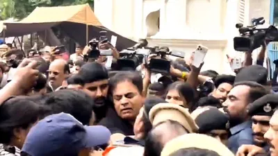KTR, Harish Rao detained; BRS MLA pulled by hair — High drama in Telangana Assembly