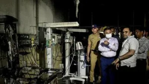 Five suspended over Amravati hospital fire that killed three infants — Maharashtra