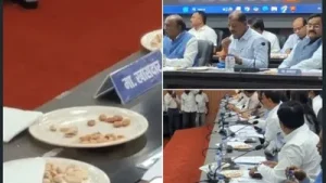 Tested and assessed: Maharashtra leaders eating dry fruits at drought meet sparks row