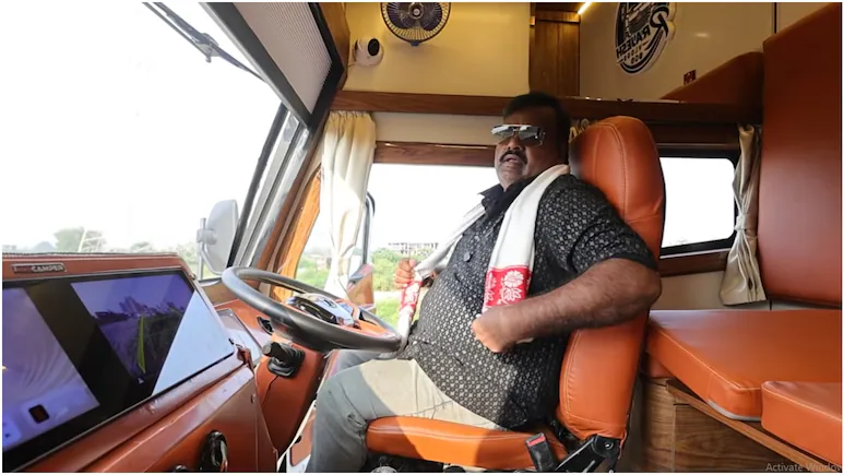 Unveiling 'India's Most Luxurious Truck' Rawani has used his digital earnings to design