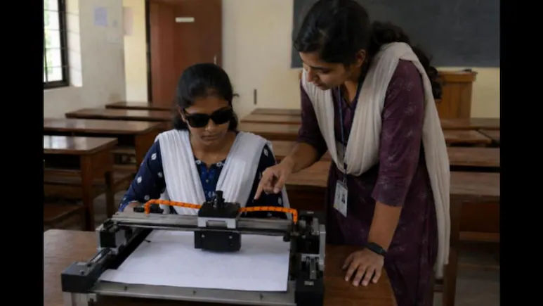 Himaja, a student at Shri Vishnu Engineering College for Women, developed RUDHRA to help