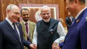 IFS officer Sidharth Babu was seen standing beside Prime Minister Narendra Modi during one