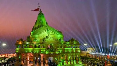 Police said checks at BJP offices and Somnath Temple found nothing suspicious