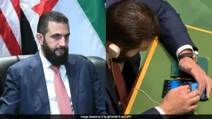 Syrian President Ahmed al-Sharaa is in New York for the UN General Assembly, with diplomacy