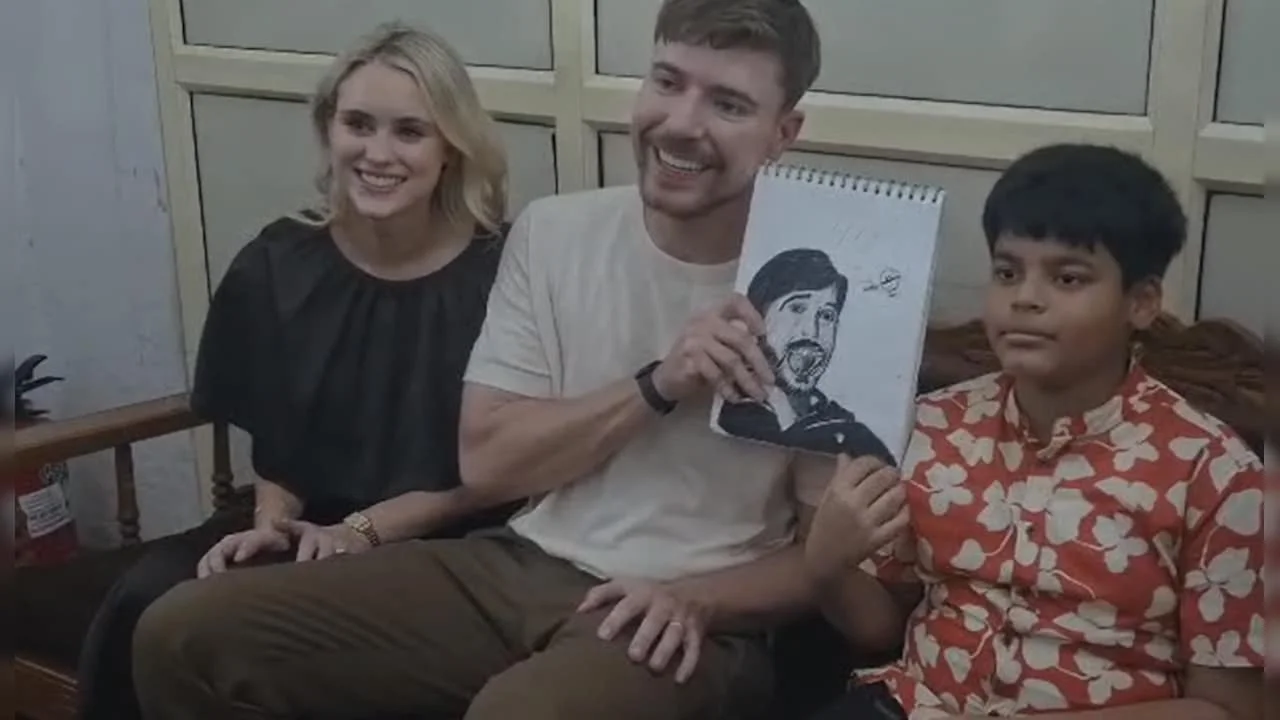 YouTube sensation Jimmy Donaldson, popularly known as MrBeast, visited the iconic Taj Mahal