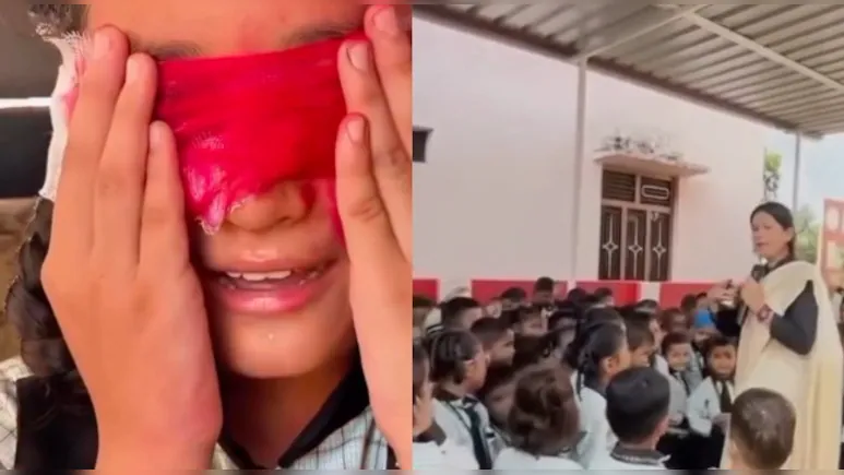Because of it, the child then reportedly told his classmates that he had used a mobile phone