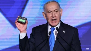 Israeli Prime Minister Benjamin Netanyahu addressed the United Nations General Assembly