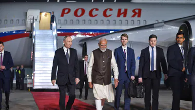 Russian President Vladimir Putin landed in Delhi on September 11 to participate in the 18th