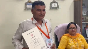 At 59, Sharma has been selected as a Trained Graduate Teacher (TGT) in Sanskrit after appearing