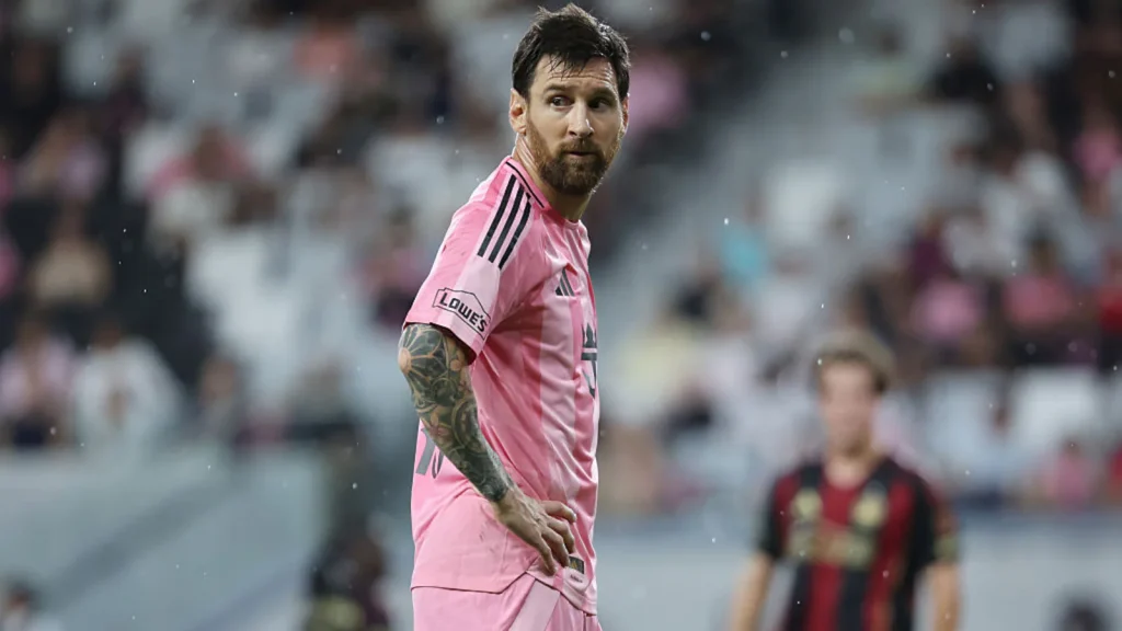 Miami grabbed the lead in the 32nd minute when Brazil's Casemiro rose to head home Messi's
