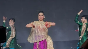 At the ISKCON Dwarka programme, 'Divya Krishna' added a classical dance presentation