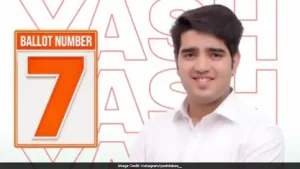 Allegations about the academic record of ABVP presidential candidate Yash Dabas surfaced