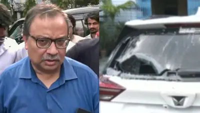 Ghosh alleged that armed men smashed the window of his car and attempted to drag him out while