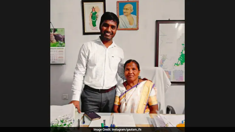 Her sacrifices played an important role in the journey of her son, Gautam Padibhar, who went