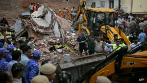 Rishit's friend is one of the several people feared trapped under the debris of the Delhi