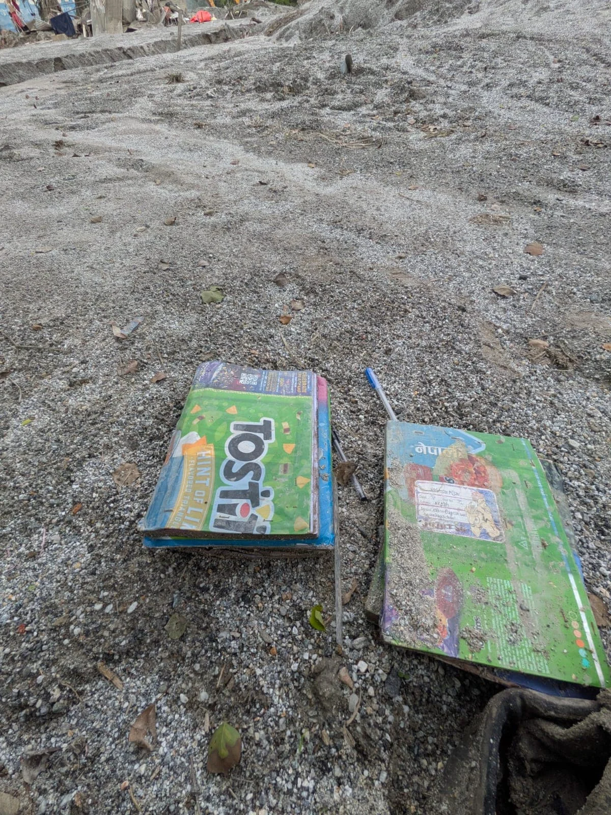 The textbooks bear the name of a boy named Roshan Mijar, a student of Class 7, Roll Number 31
