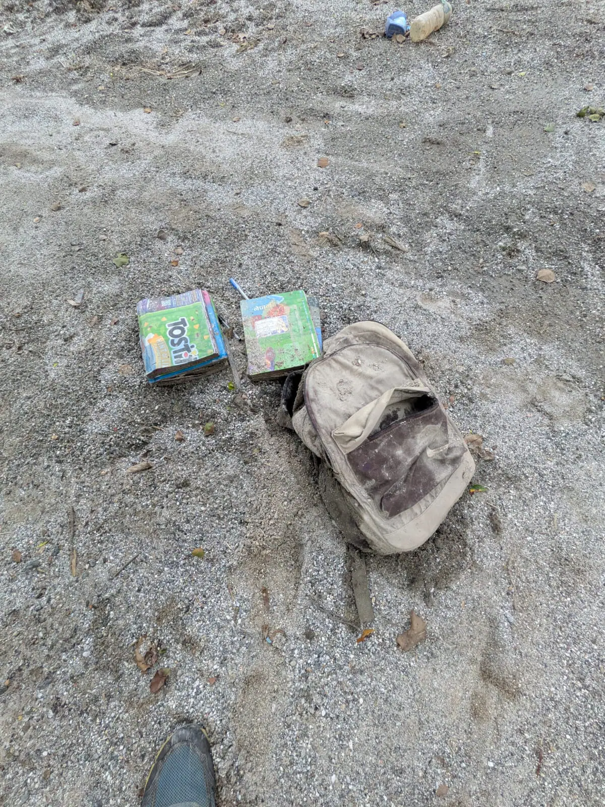 The textbooks bear the name of a boy named Roshan Mijar, a student of Class 7, Roll Number 31
