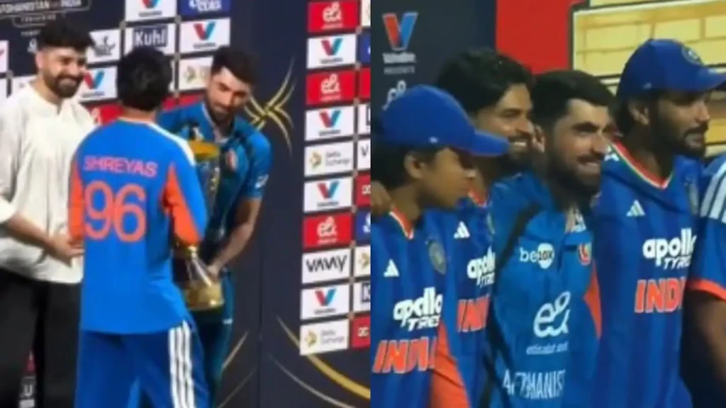 Watch: Shreyas Iyer's Gesture Goes Viral As India-Afghanistan Series Lives Up To 'Friendship Cup'