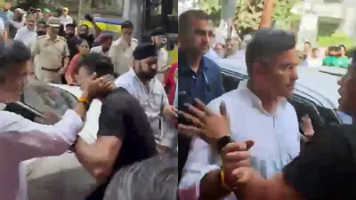 Delhi minister Parvesh Verma loses cool, slaps man filming him during road inspection | Video