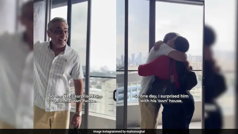 Father breaks down in tears after daughter surprises him with new home in Kuala Lumpur —