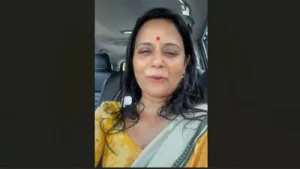 TMC MP Mahua Moitra posted a video on X claiming that eggs were thrown at her by “BJP