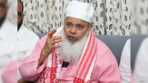 Maulana Badruddin Ajmal, the chief of the All India United Democratic Front (AIUDF), expressed