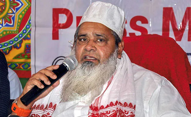 Badruddin Ajmal, the chief of the All India United Democratic Front (AIUDF), expressed strong