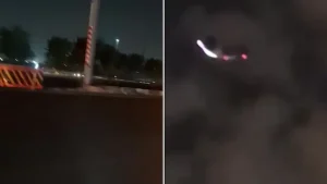 Others questioned whether the lights could have come from a kite or another object being viewed