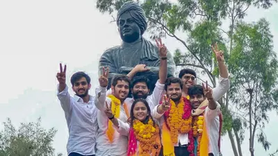 Key takeaways from Delhi University polls — ABVP sweeps, NSUI upsets, Independent grabs key seat