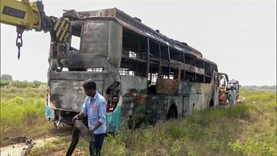 Greater Noida bus that caught fire had 9 challans in Delhi for overspeeding, improper parking