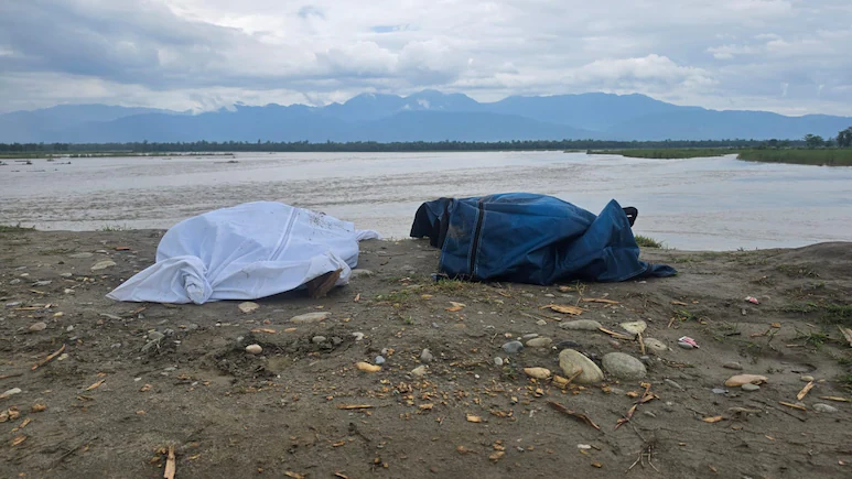 And on Day 9, the river is still giving them up
