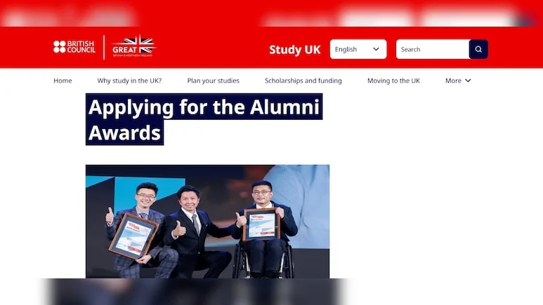 Apply By October 15, Check Categories And Benefits — Study UK Alumni Awards 2027