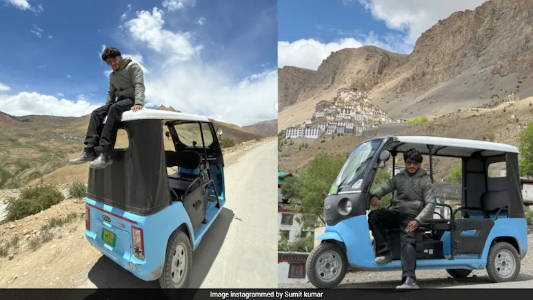 Why it matters: Muzaffarnagar Man Drives E-Rickshaw To Spiti Valley, Mountain Journey Stuns Internet