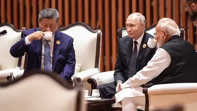 Unseen clips of PM Modi interacting with world leaders at BRICS Summit — Chai, hugs, handshakes