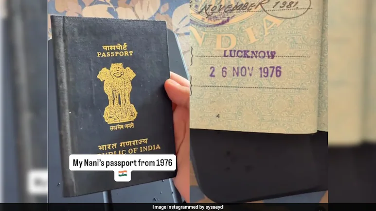 Woman Shares Grandmother's 1976 Passport, Her Vintage Photo Steals The Show