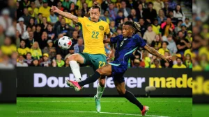 Brazil came from behind to beat a gallant Australia 4-2 in an entertaining friendly in front