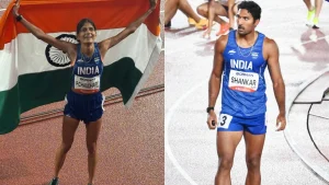 Star Indian track and field athlete Tejaswin Shankar claimed the bronze medal in men's