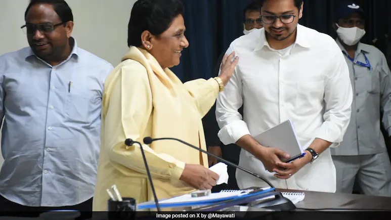 I have allowed Akash Anand to work in the party, which is before all of you, but Akash Anand